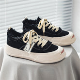 Zapatos casuales blancos con plataforma color canela para hombre, primavera y verano